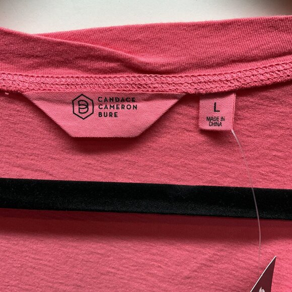 Large Long-Sleeve Tee Candace Cameron Bure The Ocean Dipped Posey A473684 - Picture 5 of 8